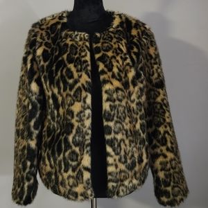 Tahari Faux Fur Jacket